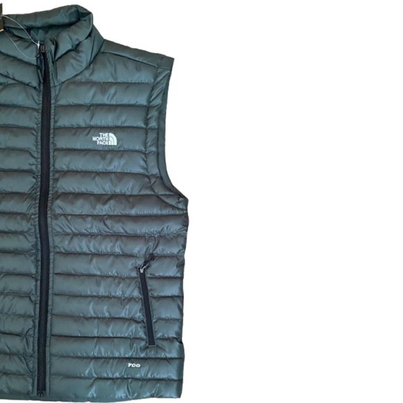 NWT The North Face Men's Stretch Down Vest Olive Green Size Small - Picture 2 of 11